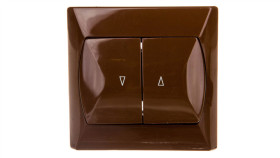 Akcent Łącznik Żaluzjowy Brązowy Łp-7A/24