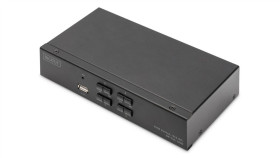 Przełącznik Kvm, 4 Portowy, 4K 60Hz, 4Xdp In, 1Xdp Out, 2Xusb A, 2X Audio...