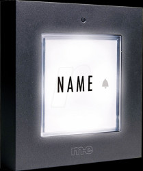 41271 Radio bell button, 1-family house, anthracite