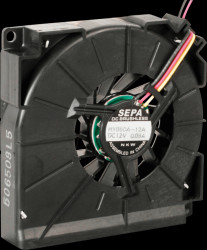 HYB60A12-001-BLI radial fan, 60x60x13mm, 12V, 34dB, 3800rpm, ball bearing