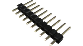 Złącze szpilkowe 10-pinowe raster: 2.54mm -rzędowe RND Przewlekany