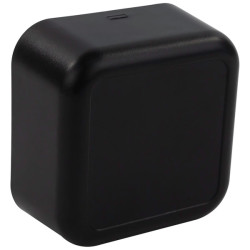 CamdenBoss CBRS03SBK Room Sensor Enclosure, Size 3, Solid, Black, 51x51x25.5mm