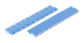 Bocznik, Żeński, Prosty, Niebieski, typ: Otwarta góra, 2-pinowe raster: 2.54mm, Złoto na niklu