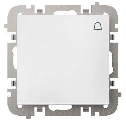 Vestra Łącznik zwierny dzwonek bez ramki podtynkowy IP20 biały 3814-10