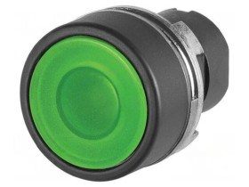 Przełącznik przyciskany 22mm Poz.stab 1 zielony IP65 płaski 46-2231.11H0.000