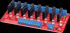 ME103 Developer boards - 8-way solid state relay, 5V, 240V/2A