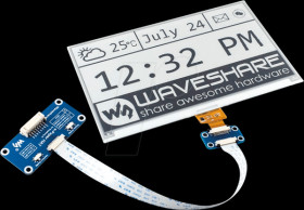 13504 Developer boards - Display ePaper, 7,5", black/white