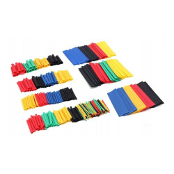 Rura termokurcz zestaw 328szt Różne kolory komplet