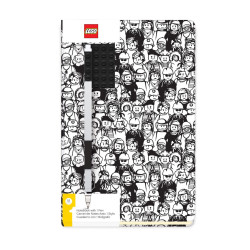 LEGO Minifigure Design Notebook with Pen