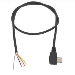 Wtyk microUSB TYP B z przewodem 50cm
