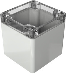 PC enclosure, (L x W x H) 82 x 80 x 85 mm, gray (RAL 7035), IP66, 330808090