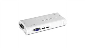 Przełącznik Kvm Trendnet Tk-407K 4-Portowy Zestaw Usb