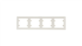 Lumina Ramka Poczwórna Pozioma Kremowa Wl5241