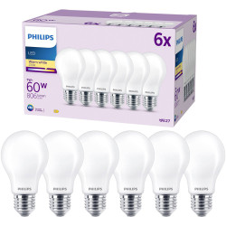 Philips 9290012430 LED Lamp E-27 7W=60W Warm White 50x106mm 6 pcs
