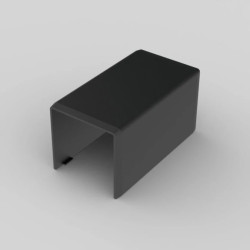 Pokrywa łącząca LHD 40x40 8642 FB czarna