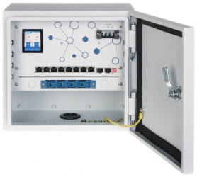 Zewnętrzny punkt dystrybucji kamer EXPERT-POE/OTD-82GSFP 8 PoE + 2 x SFP