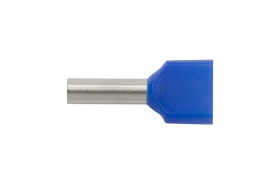 Końcówka tulejkowa izolowana HI 2X2,5/10 niebieska E08KH-02020105521 /100szt./