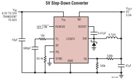 33V, 3.5A, 2.4MHz Step-Down Switching Regulator with 75μA Quiescent Current