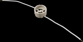 1452666 Lamp holder, GU10, side outlet, white