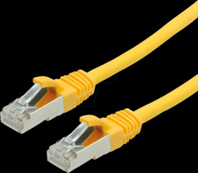 21990713 Patch cable Cat.6 S/FTP PIMF yellow 1.5m