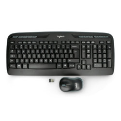 Zestaw bezprzewodowy Logitech MK330 - klawiatura + mysz - czarna