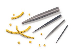 Narzędzie do znakowania kabli 2.8mm, HellermannTyton Stal nierdzewna