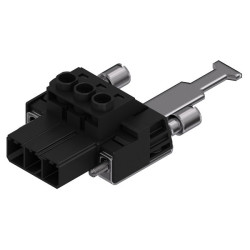 Weidm&#x171;ller 1932500000 Connector Male Shrouded 7.62mm