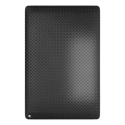 Mata przeciwzmęczeniowa, antypoślizgowa, kolor: Czarny Na sucho, materiał: PVC Stat