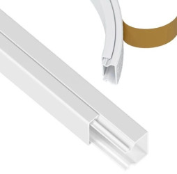 Kanał Kablowy Korytko Elektroinstalacyjne MKI 15/17mm z Taśmą Biały 2 m