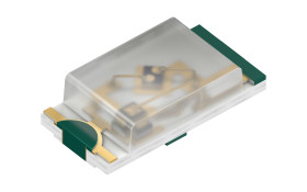 LED, SMD, Zielony, 2,30 → 3 V, ams OSRAM, SMARTLED 0603