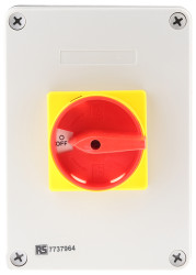 Przełącznik izolacyjny 4-biegunowy-biegunowy 32A RS PRO Montaż panelowy 15kW