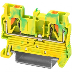 Złączka szynowa ochronna 1-torowa PT 2,5mm2 PE 24A zielono-żółta Phoenix Contact