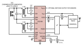 Auto-Polarity, Ultralow Voltage Step-Up Converter and Power Manager