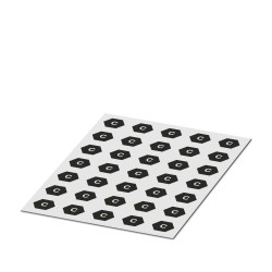 Etykieta zadrukowana tekst C 1Arkusze szt. Phoenix Contact Klej