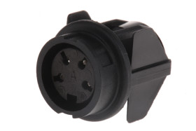 Złącze wielostykowe przemysłowe 4-pinowe M16, panelowe Gniazdo Amphenol Industrial