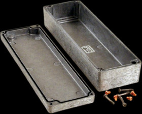 Aluminum die cast enclosure, (L x W x H) 250 x 80 x 57 mm, natural, IP68, 1590Z140