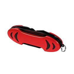 Narzędzie Mutlitool 10 red (czerwony) scyzoryk nóż LAMPA