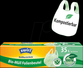 317110 Swirl organic waste bag, 6 pcs, 35 litres