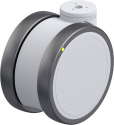Blickle 872832 LKDG-PATH 125K-11-ELS Podwójna rolka z tworzywa sztucznego Średnica koła: 125 mm Maksymalne obciążenie: 1