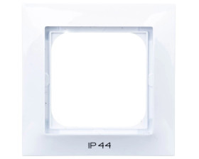 IMPRESJA Ramka pojedyncza do łączników IP44 biała RH-1Y/00