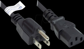 P4530-S018 Power cord America/USA, Typ B =&gt; C13, UL, 1,8 m, black