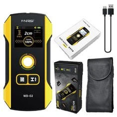 FNIRSI WD-02 Detektor metalu Ścianowy skaner Drewniane przewody i rury metalowe Narzędzie do wykrywania zbrojenia Światło wskaźn