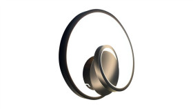 Kinkiet Lucero Black 13W Led Czarny 4000K 13W Led Ip20 Ml1049 Milagro