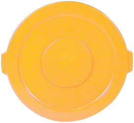 Pokrywa kosza, średnica: 565mm, Żółty, PE, do uzytku z: Pojemnik 2632, Brute