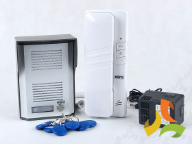 Domofon na kartę - zestaw domofonowy + karty magnetyczne ADP-41A3 (RL-3203ID)