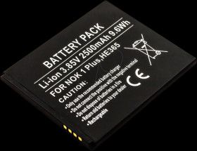 13421 Smartphone battery for Nokia devices, Li-Ion, 2500 mAh