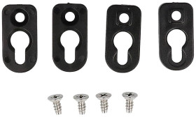 Stopka montażowa Hammond Electronics 1556FOOTBK-4 1556FOOTBK-4, tworzywo ABS, 4 szt.