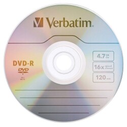 DVD+R VERBATIM 4,7GB luz
