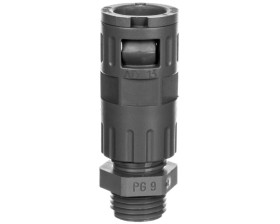 Dławnica do węża osłonowego PG9 IP68 SILVYN KLICK-GPZ 9 szara 61801130 /20 szt./