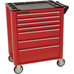 Holzmann WW690L Workshop Trolley Red Mobile Use with Handle &amp; Cap System